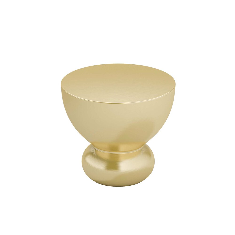 1 1/4" Round Contemporary in Brushed Gold