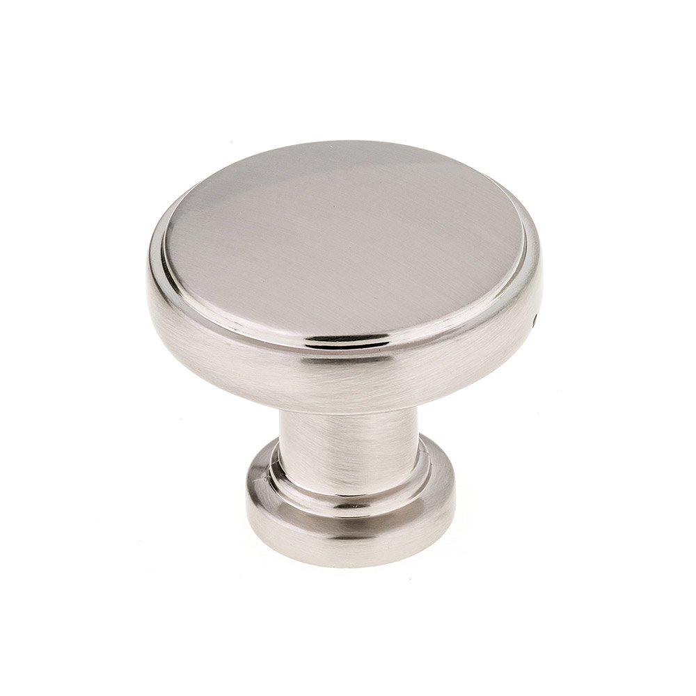 1 11/32" Round Contemporary in Brushed Nickel