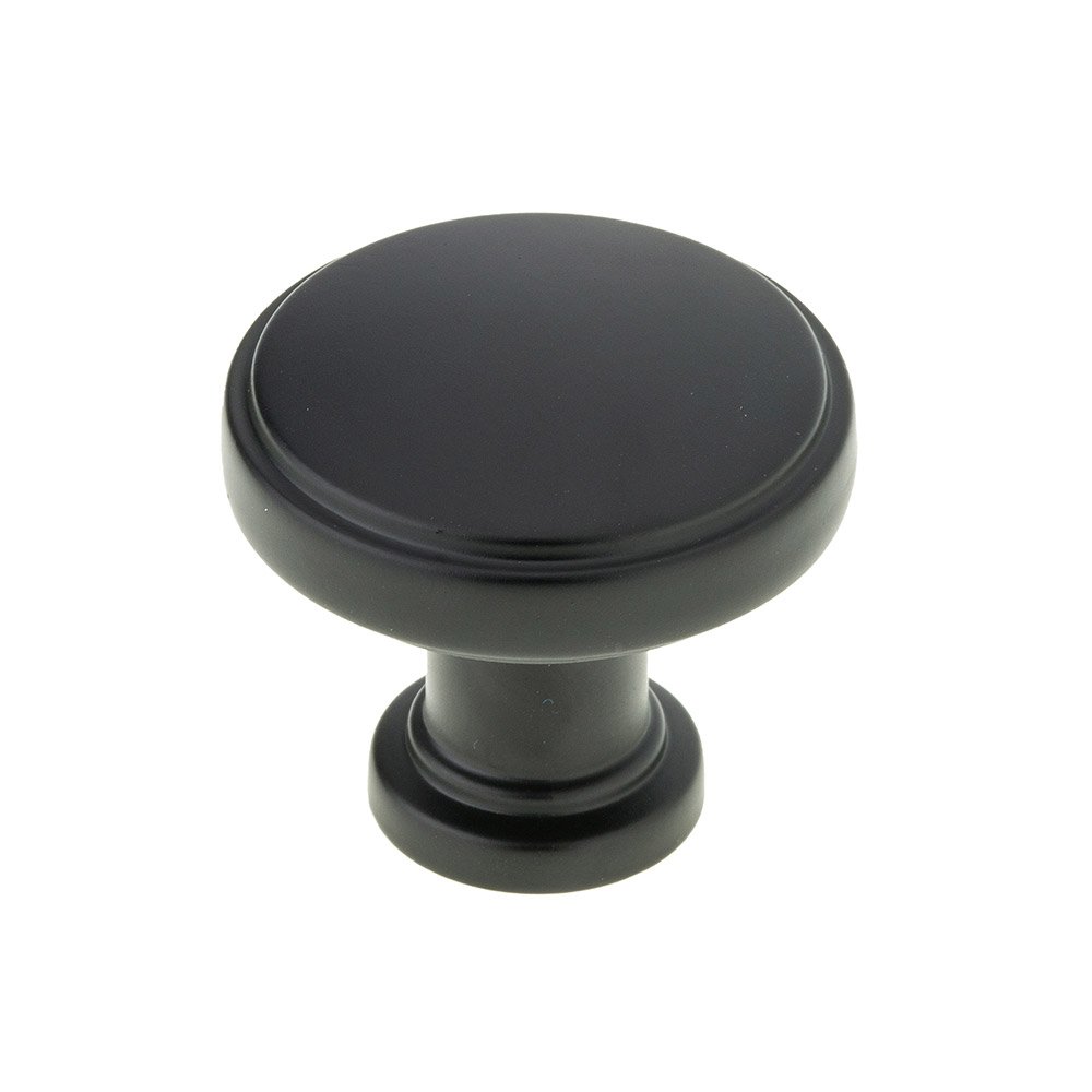 1 11/32" Round Contemporary in Matte Black