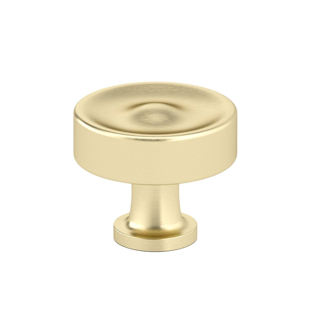 1 3/8" Round Traditional in Satin Brass