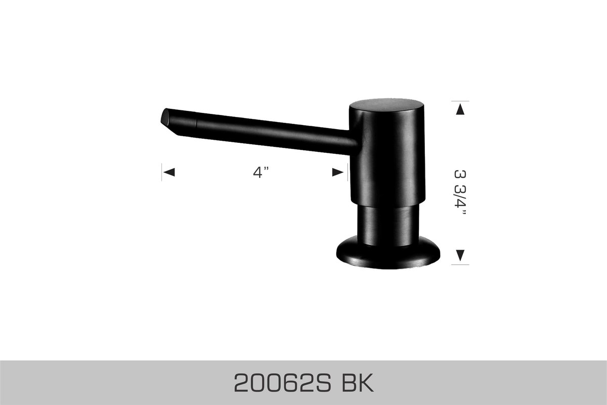 Soap Dispensers · 20062S BK — BOSCO