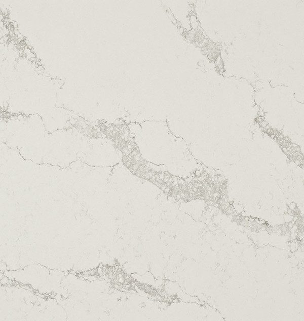 Statuario Grand Vein Quartz — full-slab view