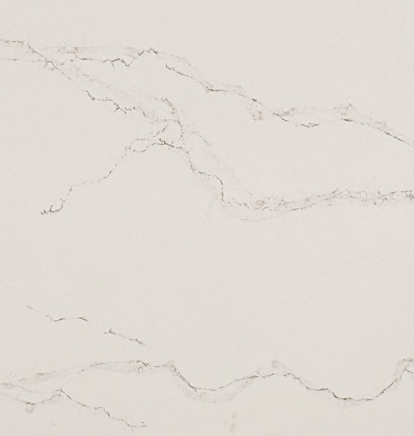 Statuario Brown-Grey Vein Quartz — full-slab view