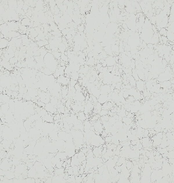 White Ink-Movement Quartz — full-slab view