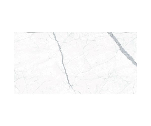 Statuario Soft Vein Porcelain — full-slab view
