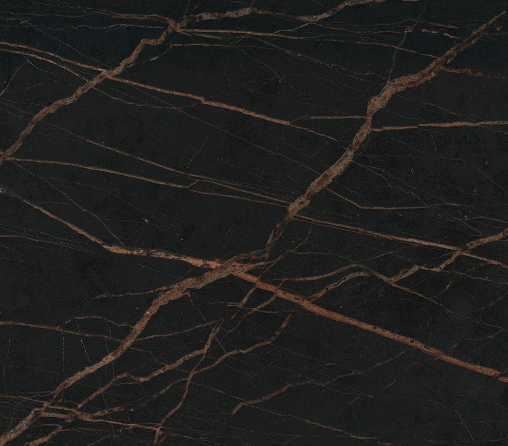 Dark Bronze Vein Porcelain — full-slab view