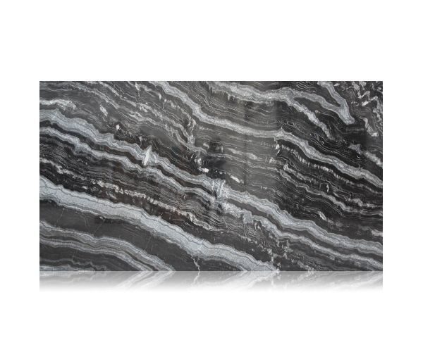 Midnight Speckle Granite — full-slab view