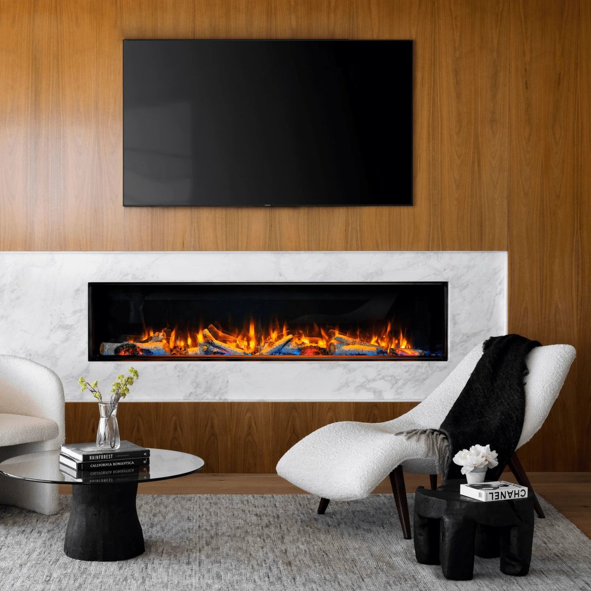 Valor LEX4-S 72 — grand-format linear electric fireplace